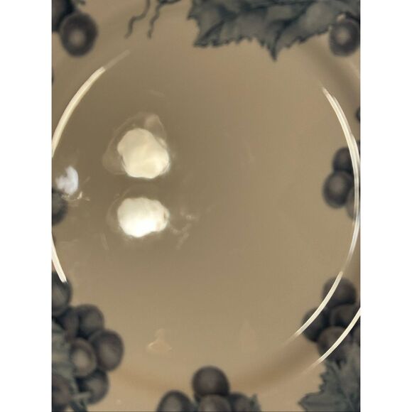 ROYAL STAFFORD Fine Earthenware England Blue Grape & Leaves Plate 11” (6098) - Picture 4 of 5